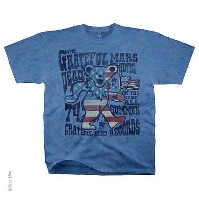 GRATEFUL DEAD MARS HOTEL ON THE ROAD SUMMER 74 BAND MUSIC MENS T SHIRT S-2XL