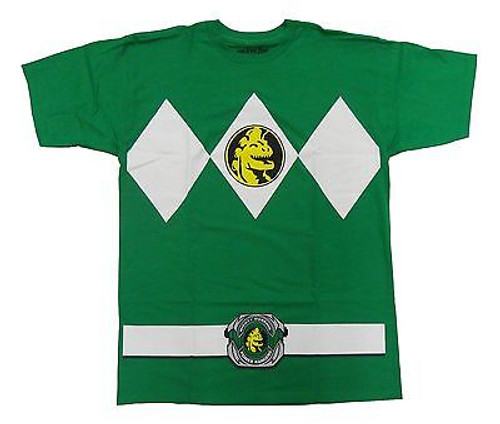 Mighty Morphin I Am Green Power Ranger Rangers Mens Costume Shirt S-2Xl Mighty Morphin I Am Green Power Ranger Rangers Mens Costume Shirt S-2Xl
