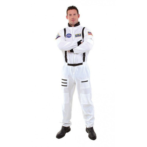 Underwraps Astronaut White Nasa Space USA Adult Mens Halloween Costume 29362 Underwraps Astronaut White Nasa Space USA Adult Mens Halloween Costume 29362