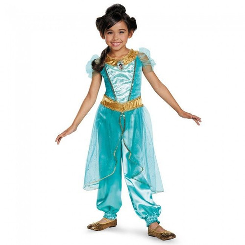 Disguise Princess Jasmine Deluxe Aladdin Disney Girls Halloween Costume 98494 Disguise Princess Jasmine Deluxe Aladdin Disney Girls Halloween Costume 98494