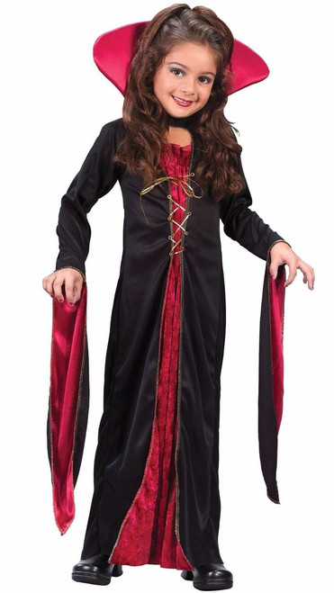 Fun World Victorian Vampiress Vampire Child Girls Gothic Halloween Costume 8723 Fun World Victorian Vampiress Vampire Child Girls Gothic Halloween Costume 8723