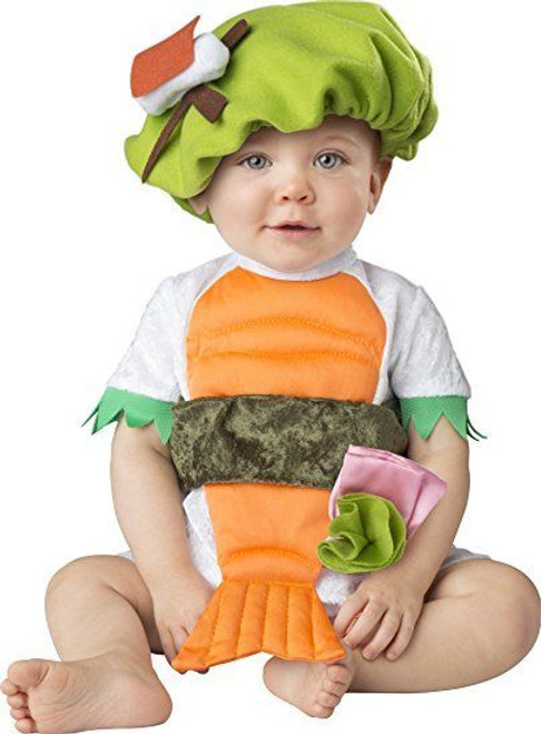 Incharacter Silly Sushi Japan Shrimp Wasabi Infant Baby Halloween Costume 16075 Incharacter Silly Sushi Japan Shrimp Wasabi Infant Baby Halloween Costume 16075