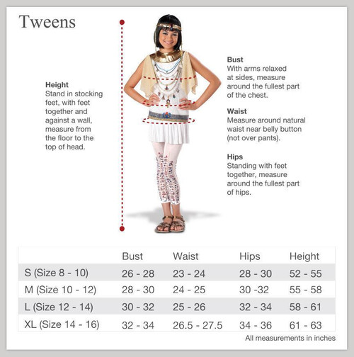 Incharacter Malice In Wonderland Alice Storybook Tween Halloween Costume 18094 Fearless Apparel