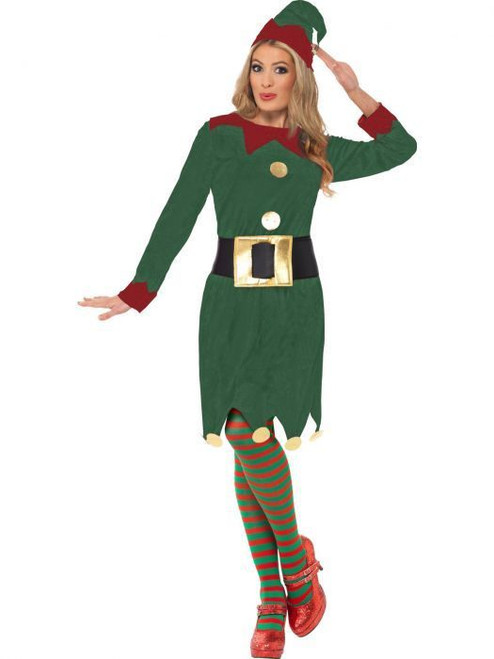 Smiffys Elf Santas Little Helper Xmas Adult Womens Christmas Costume 31995 Smiffys Elf Santas Little Helper Xmas Adult Womens Christmas Costume 31995