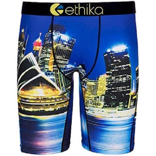 Ethika Staple Fit Aussie Oi Blue Urban Underwear No Rise Boxer Briefs UMS048