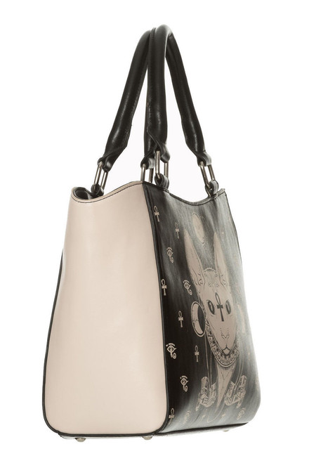 Lost Queen Bastet Egyptian Cat Siamese Sphynx Tote Bag Handbag