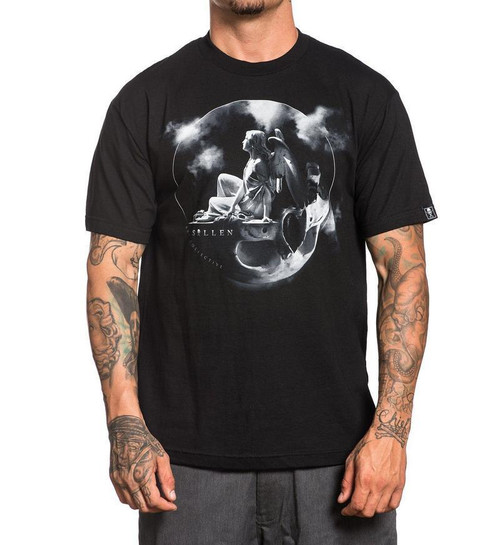 SULLEN CLOTHING FILIGREE BADGE BLACK TATTOO INK SKULL PUNK GOTH T SHIRT  S-5XL - Fearless Apparel