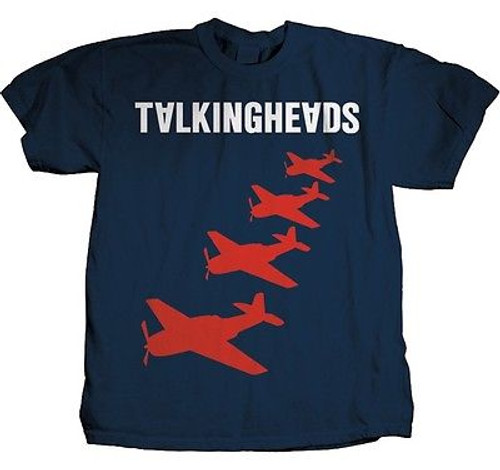 AUTHENTIC TALKING HEADS PLANES LOGO BYRNE MUSIC SLIM FIT TEE T SHIRT S-XL AUTHENTIC TALKING HEADS PLANES LOGO BYRNE MUSIC SLIM FIT TEE T SHIRT S-XL
