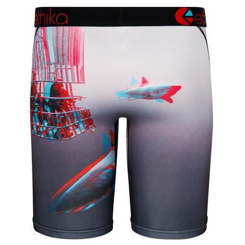 Ethika Staple Fit Got Him 3D Shark Urban Underwear No Rise Boxer Briefs  UMS622 - Fearless Apparel