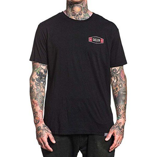 SULLEN CLOTHING MODESTI BADGE BLACK TATTOO INK SKULL PUNK GOTH T SHIRT  S-5XL - Fearless Apparel