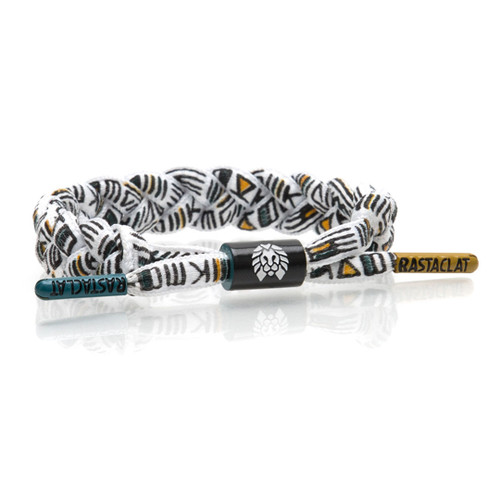 Rastaclat Haring Braided Shoelace Jewelry Bracelet Teal Yellow Urban RC001HARI