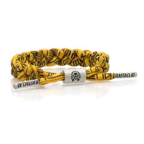 Rastaclat Spank Braided Yellow Black Urban Shoelace Jewelry Bracelet RC001SPAN