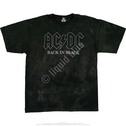 Ac/Dc Back In Black Angus Young Hard Rock Roll Music Tie Dye T Tee Shirt 11862 Ac/Dc Back In Black Angus Young Hard Rock Roll Music Tie Dye T Tee Shirt 11862