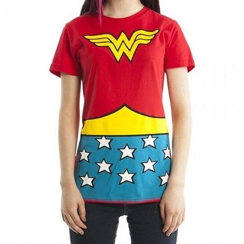 Dc Comics Wonder Woman Logo Costume Junior Womens T Shirt Small Dc Comics Wonder Woman Logo Costume Junior Womens T Shirt Small