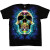 Sugar Skull Color Punk Goth Rocker Metal Day Of The Dead Band Music T Tee Shirt Sugar Skull Color Punk Goth Rocker Metal Day Of The Dead Band Music T Tee Shirt