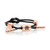 Rastaclat Mini Knotaclat Audrina Black Rose Gold Shoelace Bracelet RCW025ADRI
