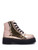Y.R.U Slayr Rose Gold Platform Boots Sneaker Shoes Shiny Metallic Cybergoth Punk Y.R.U Slayr Rose Gold Platform Boots Sneaker Shoes Shiny Metallic Cybergoth Punk