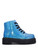 Y.R.U Slayr Blue Hologram Holographic Platform Boots Shoes Cybergoth Punk Goth