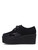 YRU Strange Cult Cvlt Bela Emo Punk Bat Wing Vegan Leather Womens Black Shoes YRU Strange Cult Cvlt Bela Emo Punk Bat Wing Vegan Leather Womens Black Shoes