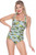 Bettie Page Avocado One Piece Bathing Suit Sarong Front Green Pinup B11173Z Bettie Page Avocado One Piece Bathing Suit Sarong Front Green Pinup B11173Z