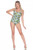 Bettie Page Avocado One Piece Bathing Suit Sarong Front Green Pinup B11173Z Bettie Page Avocado One Piece Bathing Suit Sarong Front Green Pinup B11173Z
