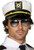 Smiffys Captains Cap Fabric PVC Peak Adult Unisex Hat Halloween Costume 122