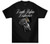 Mafioso Death B4 Dishonor Black Skate HipHop Crewneck Adult Mens T Tee Shirt