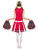 Smiffys Cheerleader Highschool Girl Pom Pom Adult Womens Halloween Costume 40065 Smiffys Cheerleader Highschool Girl Pom Pom Adult Womens Halloween Costume 40065