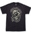 Lucky 13 Old Whiskey Biker Tattoos Gothic Punk Skull Face Tee Shirt LM1000OW Lucky 13 Old Whiskey Biker Tattoos Gothic Punk Skull Face Tee Shirt LM1000OW