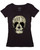 Lucky 13 Forever True Love Skull Gothic Punk Biker Scoop Neck Tee Shirt LW1140FS Lucky 13 Forever True Love Skull Gothic Punk Biker Scoop Neck Tee Shirt LW1140FS