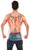 Faux Real X-mas Sexy Man Tattoo Photo-realistic Holiday Christmas Costume Shirt