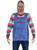 Faux Real Chucky Full Face Sublimated Adult Zip Hoodie Halloween Costume F152588