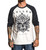 Sullen Clothing Evil Kolors Raglan Tattooed Urban Skull Art T Shirt SCM2052 Sullen Clothing Evil Kolors Raglan Tattooed Urban Skull Art T Shirt SCM2052