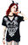 Restyle Witchcraft Choker Bats Insects Moon Gothic Punk Emo Rocker Top T Shirt Restyle Witchcraft Choker Bats Insects Moon Gothic Punk Emo Rocker Top T Shirt