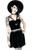 Restyle Moon Harness Velvet Vegan Leather Emo Punk Gothic Rockabilly Womens Top Restyle Moon Harness Velvet Vegan Leather Emo Punk Gothic Rockabilly Womens Top