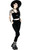 Restyle Moon Harness Velvet Vegan Leather Emo Punk Gothic Rockabilly Womens Top Restyle Moon Harness Velvet Vegan Leather Emo Punk Gothic Rockabilly Womens Top