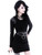 Restyle Iron Crescent Moon Goth Rocker Vegan Leather NuGoth Punk Waist Belt Restyle Iron Crescent Moon Goth Rocker Vegan Leather NuGoth Punk Waist Belt