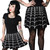 Kreepsville Web White Punk Goth Rocker Scene Emo Skater Flared Skirt SKWW Kreepsville Web White Punk Goth Rocker Scene Emo Skater Flared Skirt SKWW