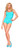 Esther Williams Classic Sheath Solid Pinup Retro One Piece Swimsuit E11001-TEL Esther Williams Classic Sheath Solid Pinup Retro One Piece Swimsuit E11001-TEL