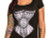 Womens Lucky 13 Bone Corset Scoop Neck Punk Tattoo Goth Shirt S M L Xl Xxl Womens Lucky 13 Bone Corset Scoop Neck Punk Tattoo Goth Shirt S M L Xl Xxl