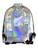 YRU Transparent Rainbow Silver Holo Punk Goth Pride Back Pack Bookbag OVSIT