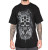 SULLEN CLOTHING BRINKSTER BADGE SKULL CLOCK PUNK GOTH TATTOO T SHIRT S-5XL