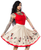 Sourpuss Hula Gal Girl Sweets Tattoos Punk Rockabilly Retro Skater Skirt SPSK74