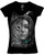 DGA Angels David Gonzales Art Primal Wolf Native American Woman V Neck T Shirt