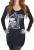 The Walking Dead Daryl Dixon Badass Zombie Survival Amc L/S Juniors Shirt S-2Xl The Walking Dead Daryl Dixon Badass Zombie Survival Amc L/S Juniors Shirt S-2Xl