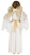 Fun World Angelic Miss Dress Childrens Kids Christmas Halloween Costume 115252