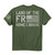 Buck Wear Land of the Free Home of the Brave America USA Olive Men's Tee Shirt Buck Wear Land of the Free Home of the Brave America USA Olive Men's Tee Shirt