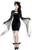 Restyle Salem Witch Velvet Gothic Occult Emo Punk Black Wide Sleeves Mini Dress Restyle Salem Witch Velvet Gothic Occult Emo Punk Black Wide Sleeves Mini Dress