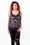 Lethal Angel Most Wanted Sugar Skull Goth Punk Pinup Lace Up Tank Top LA20596 Lethal Angel Most Wanted Sugar Skull Goth Punk Pinup Lace Up Tank Top LA20596