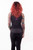 Lethal Angel Most Wanted Sugar Skull Goth Punk Pinup Lace Up Tank Top LA20596 Lethal Angel Most Wanted Sugar Skull Goth Punk Pinup Lace Up Tank Top LA20596